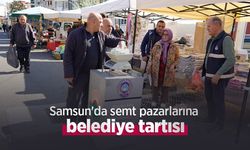 Samsun'da semt pazarlarına belediye tartısı