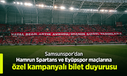 Samsunspor’dan Hamrun Spartans ve Eyüpspor maçlarına özel kampanyalı bilet duyurusu.