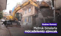 Başkan Kurnaz: "Metruk binalarla mücadelemiz sürecek"
