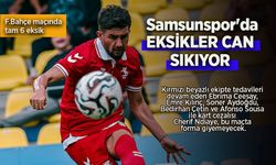 Samsunspor'da EKSİKLER CAN  SIKIYOR.