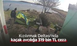 Kızılırmak Deltası'nda kaçak avcılığa 319 bin TL ceza
