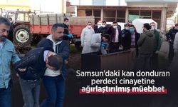 Samsun’daki kan donduran perdeci cinayetine ağırlaştırılmış müebbet