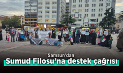 Samsun'dan Sumud Filosu’na destek çağrısı.