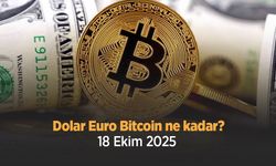 Dolar Euro Bitcoin ne kadar 18 Ekim 2025