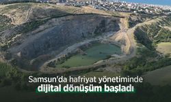 Samsun'da hafriyat yönetiminde dijital dönüşüm başladı