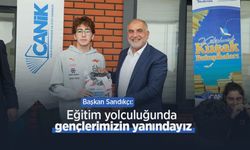 Başkan Sandıkçı: "Eğitim yolculuğunda gençlerimizin yanındayız"
