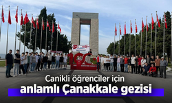 Canikli öğrenciler için anlamlı Çanakkale gezisi.
