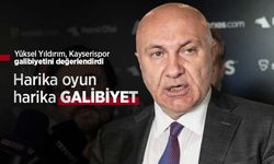 Yüksel Yıldırım: "Harika oyun harika GALİBİYET"