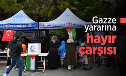 Gazze yararına hayır çarşısı