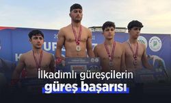 İlkadımlı güreşçilerin güreş başarısı
