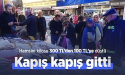 Hamsini kilosu 300 TL’den 100 TL’ye düştü: Kapış kapış gitti