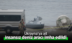 Ukrayna'ya ait insansız deniz aracı imha edildi.