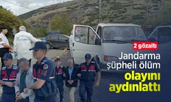 Jandarma şüpheli ölüm olayını aydınlattı: 2 gözaltı