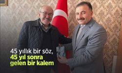 45 yıllık bir söz, 45 yıl sonra gelen bir kalem