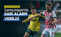 5 oyuncu kart sınırında  Samsunspor'da SARI ALARM VERİLDİ
