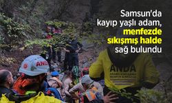 Samsun'da kayıp yaşlı adam, menfezde sıkışmış halde sağ bulundu