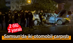 Samsun’da iki otomobil çarpıştı: 2 ölü, 2 yaralı