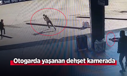 Otogarda yaşanan dehşet kamerada.