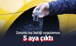 Zorunlu kış lastiği uygulaması 5 aya çıktı