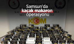 Samsun'da kaçak makaron operasyonu