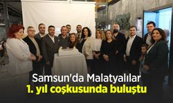 Samsun'da Malatyalılar 1. yıl coşkusunda buluştu