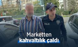 Marketten kahvaltılık çaldı