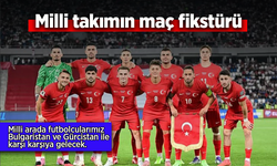 Milli takımın maç fikstürü.