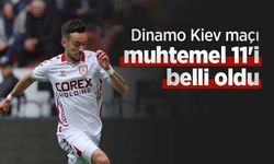 Dinamo Kiev maçı muhtemel 11'i belli oldu