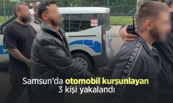 Samsun’da otomobil kurşunlayan 3 kişi yakalandı