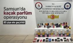 Samsun’da kaçak parfüm operasyonu: 85 şişe ele geçirildi