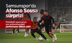 Samsunspor'da Afonso Sousa sürprizi