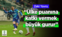 Zeki Yavru: “Ülke puanına katkı vermek büyük gurur”