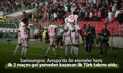 Samsunspor, Avrupa’da ön elemeler hariç ilk 2 maçını gol yemeden kazanan ilk Türk takımı oldu.