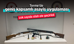 Terme’de geniş kapsamlı asayiş uygulaması.