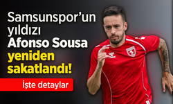 Samsunspor’un yıldızı Afonso Sousa yeniden sakatlandı! İşte detaylar