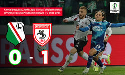 Kırmızı beyazlılar, zorlu Legia Varşova deplasmanında soyunma odasına Musaba'nın golüyle 1-0 önde girdi.