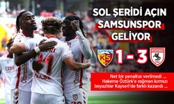 SOL ŞERİDİ AÇIN  SAMSUNSPOR  GELİYOR 1-3