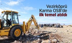 Vezirköprü Karma OSB’de ilk temel atıldı