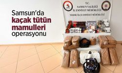Samsun'da kaçak tütün mamulleri operasyonu