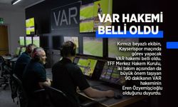 Kayserispor-Samsunspor maçının  VAR HAKEMİ  BELLİ OLDU
