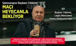 Başkan Yıldırım, Legia Warszawa Arena Stadyumu'nda.