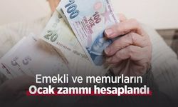 Emekli ve memurların Ocak zammı hesaplandı