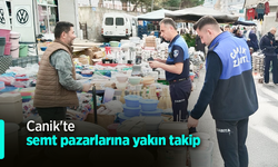 Canik'te semt pazarlarına yakın takip