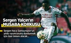 Sergen hoca Samsunspor'un yıldız oyuncusunu durdurmak için özel önlem alacak...