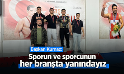 Başkan Kurnaz: "Sporun ve sporcunun her branşta yanındayız"