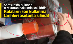 Samsun’da bulunan o restoran hakkında şok iddia: Kolaların son kullanma tarihleri asetonla silindi!