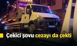 Çekici şovu cezayı da çekti