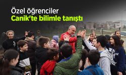 Özel öğrenciler Canik'te bilimle tanıştı