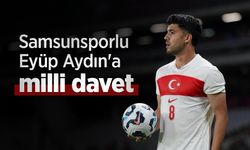 Samsunsporlu Eyüp Aydın'a milli davet