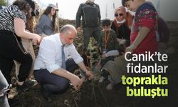 Canik’te fidanlar toprakla buluştu